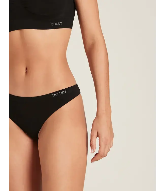 Boody Basic G-String Underwear - Black