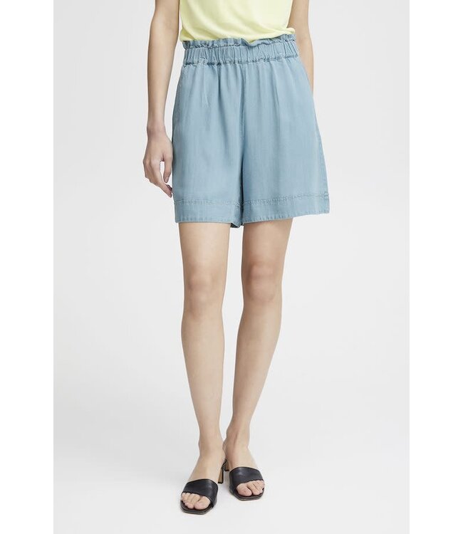 B. Young BYLana Shorts - Light Blue Denim
