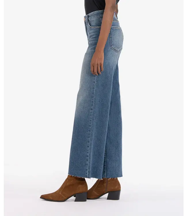 KUT Jeans Meg High Rise Wide Leg - Milestone