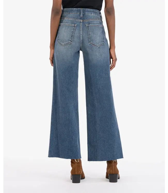 KUT Jeans Meg High Rise Wide Leg - Milestone