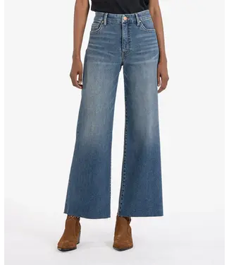 KUT Jeans Meg High Rise Wide Leg - Milestone