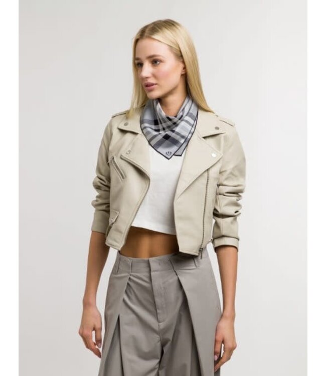 Fraas Plaid Scarf - Grey