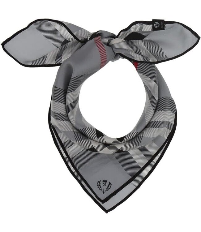Fraas Plaid Scarf - Grey