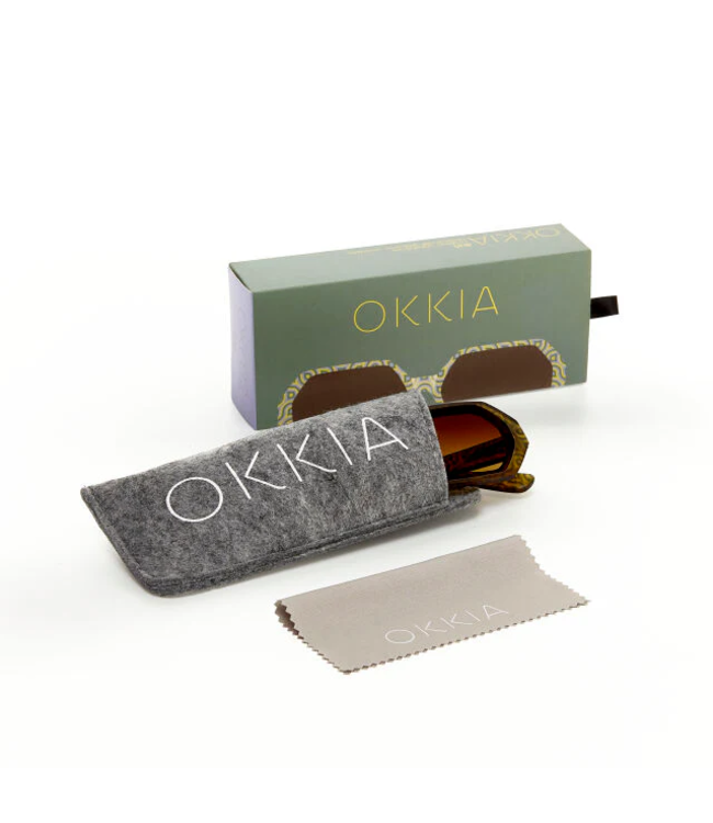 Okkia Andrea Hexagonal Sunglasses - Sixties Decor