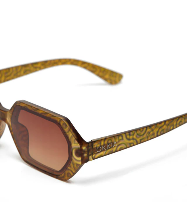Okkia Andrea Hexagonal Sunglasses - Sixties Decor