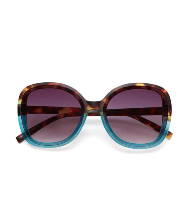 Okkia Anna Butterfly Sunglasses - Havana Blue