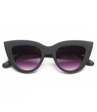 Okkia Claudia Cat Eye Sunglasses - Black