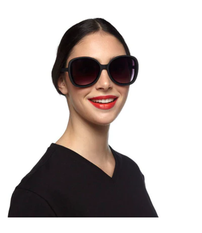 Okkia Anna Butterfly Sunglasses - Black