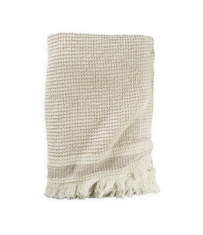 Pokoloko Turkish Towel - Richmond Waffle - Tan
