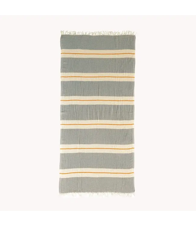 Pokoloko Turkish Towel - Crinkle - Dove