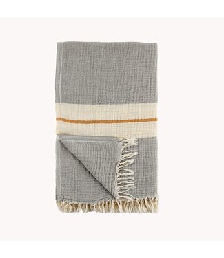 Turkish Towel - Crinkle - Dove