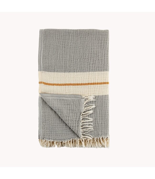 Pokoloko Turkish Towel - Crinkle - Dove