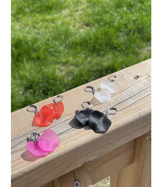 Osmose Large Flower Petal Earrings