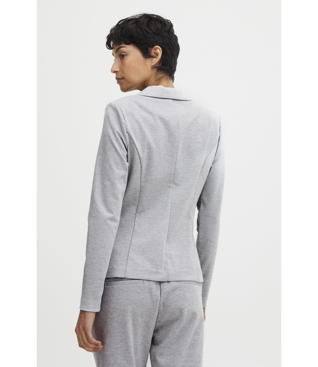 ICHI Kate Blazer - Grey Melange