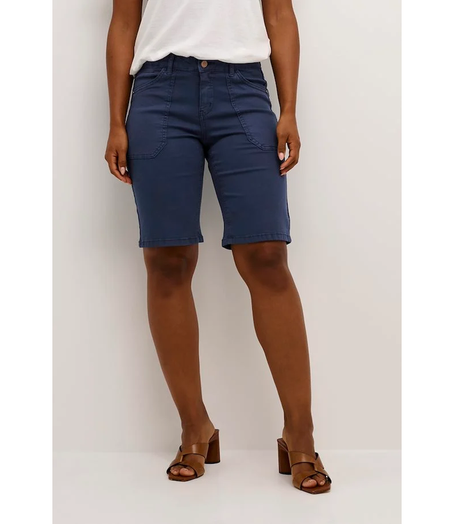 Cream CRAnn Twill Shorts - Dress Blues
