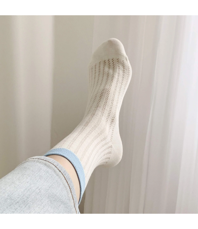 XS Unified Sunday Socks - Bluebell Stripe