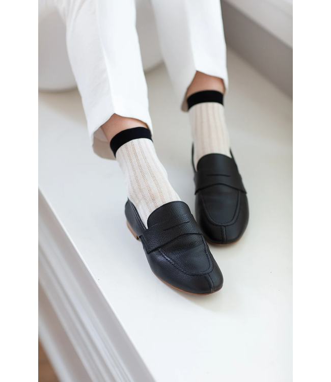 XS Unified Sunday Socks - Black Stripe