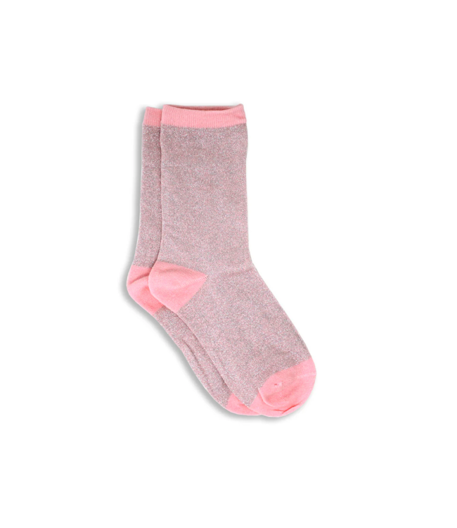 XS Unified Glitter Socks - Rose