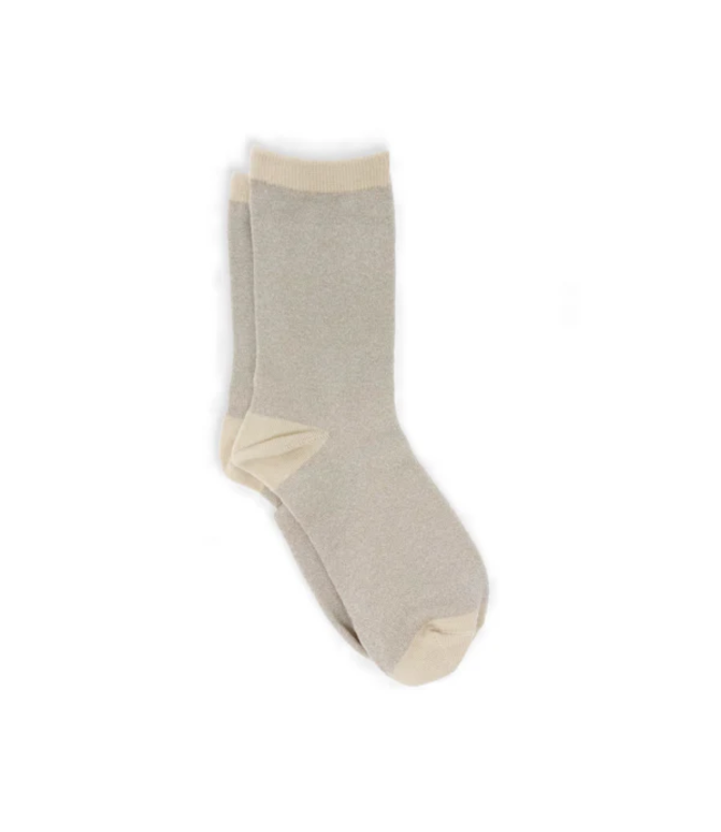 XS Unified Glitter Socks - Champagne