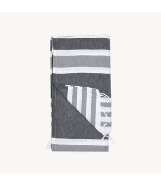 Turkish Towel - Ariel - Black