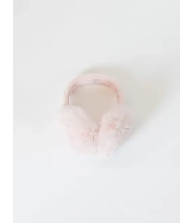 Lyla + Luxe Fuzzy Earmuffs - Pink