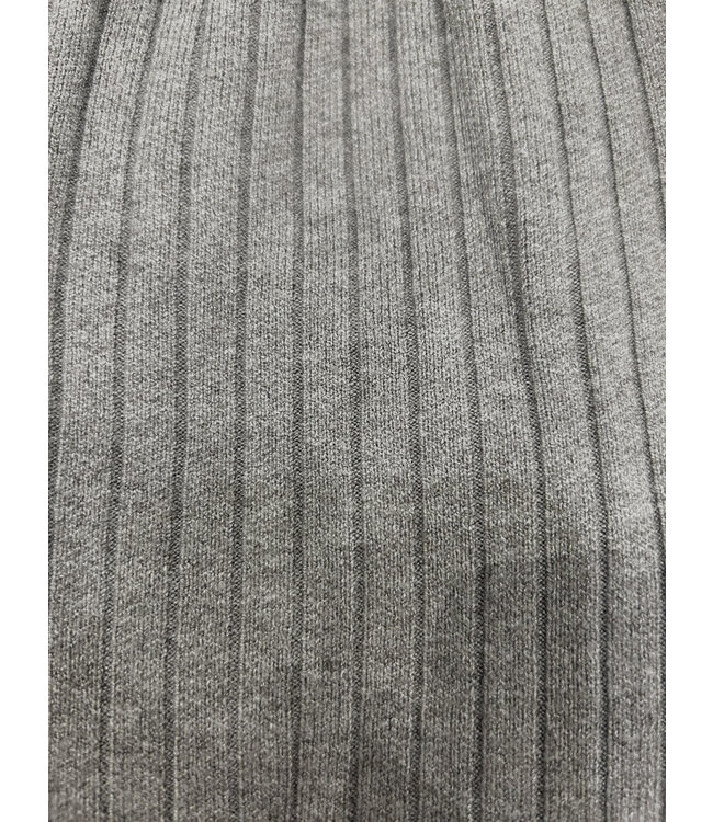 Pistache Ribbed Knit Pants - Taupe