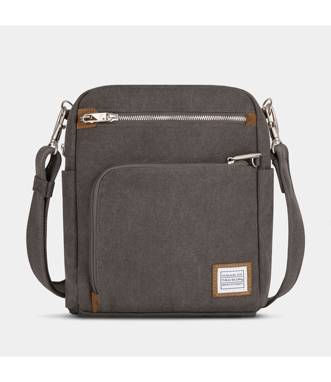 Travelon Anti-Theft Heritage Tour Bag - Pewter