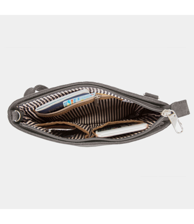 Travelon Anti-Theft Heritage Small Crossbody - Pewter