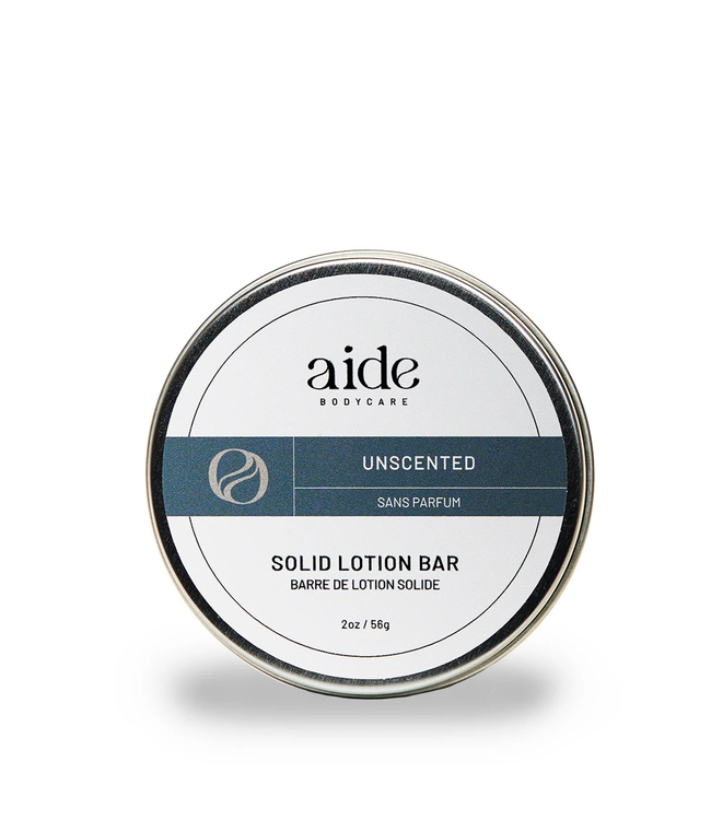Aide Bodycare Solid Lotion Bar - Unscented