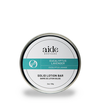 Aide Bodycare Solid Lotion Bar - Eucalyptus Lavender