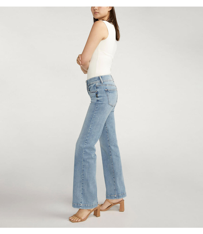 Silver Jeans Suki Curvy Fit Mid-Rise Trouser 31" Inseam - Indigo