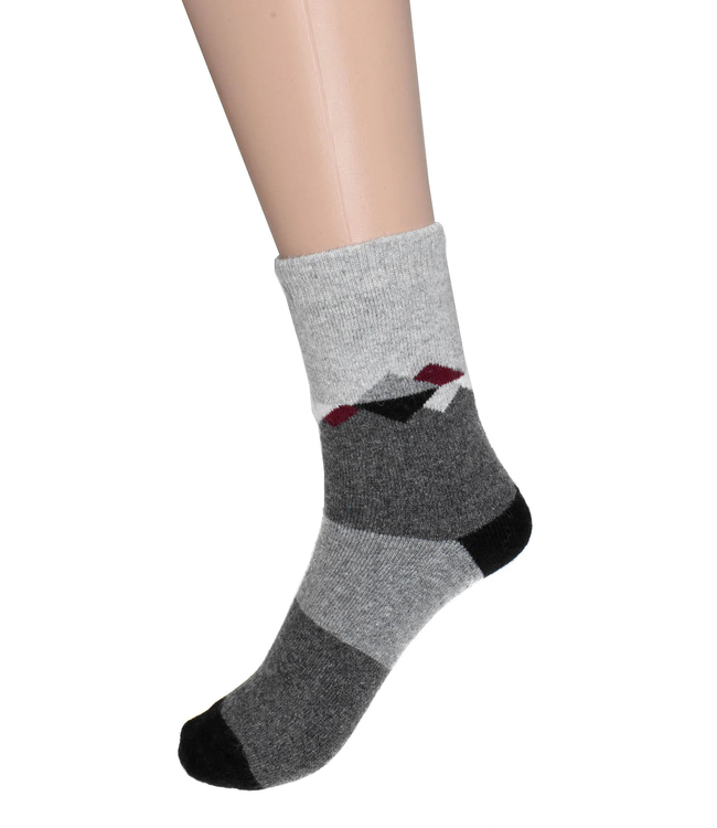 Boot Socks - Mountain - Grey/Grey