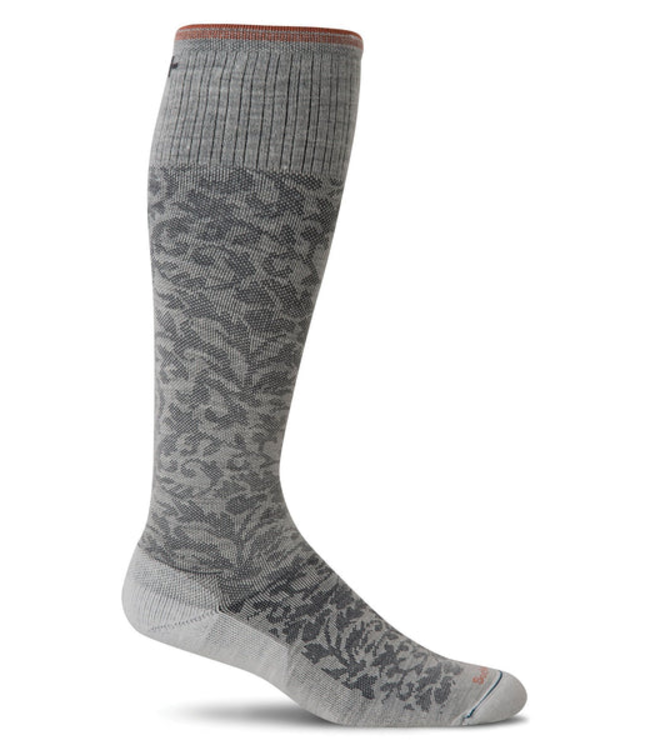 SockWell Compression Socks - Damask Oyster