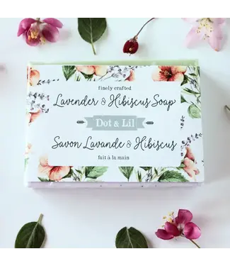 Dot & Lil Lavender & Hibiscus Soap