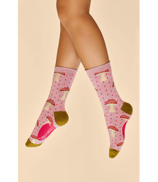 Powder Women's Ankle Socks - Toadstool
