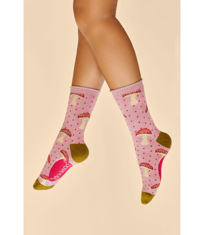 Powder Women's Ankle Socks - Toadstool