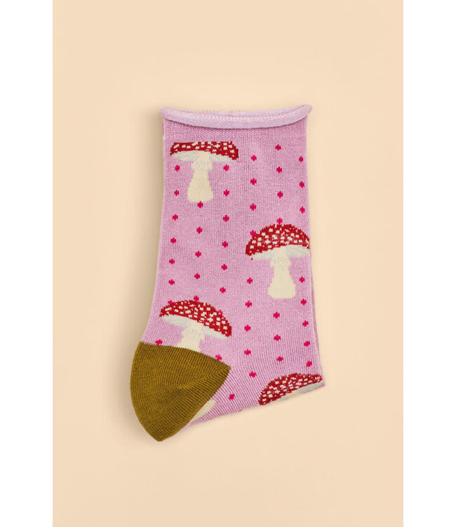 Powder Women's Ankle Socks - Toadstool