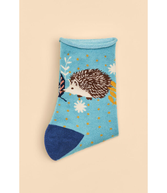 Powder Women's Ankle Socks - Hedgehog Ice