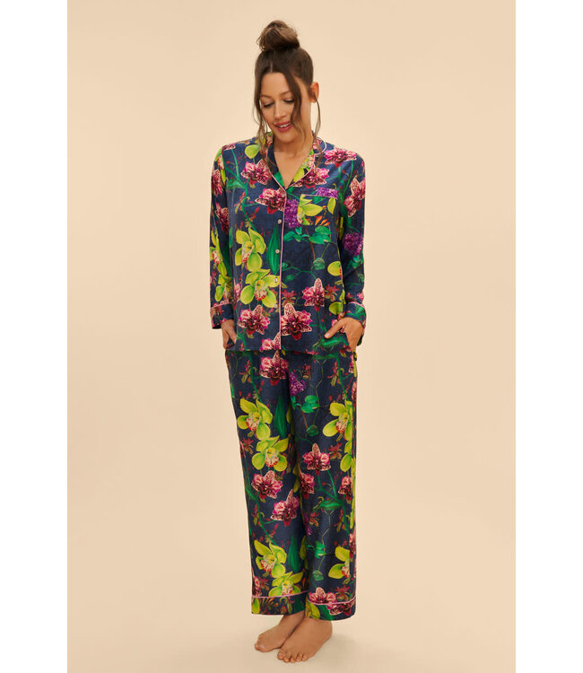 Powder Floral Winter PJ Set - Exotic Evening