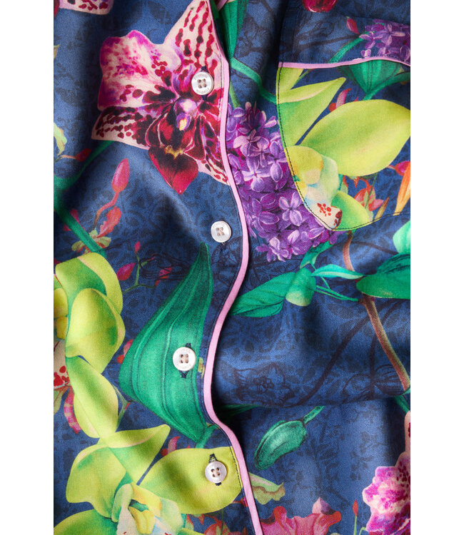 Powder Floral Winter PJ Set - Exotic Evening