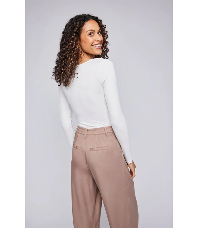 Gentle Fawn Ruthie Scoop Neck Long Sleeve - White