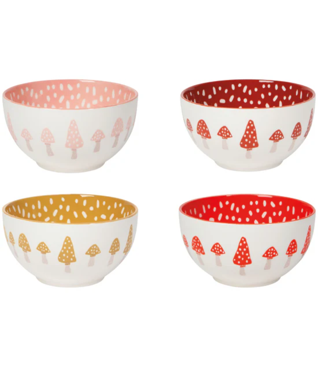 Danica Studio Bowls - Set of 4 - Toadstools