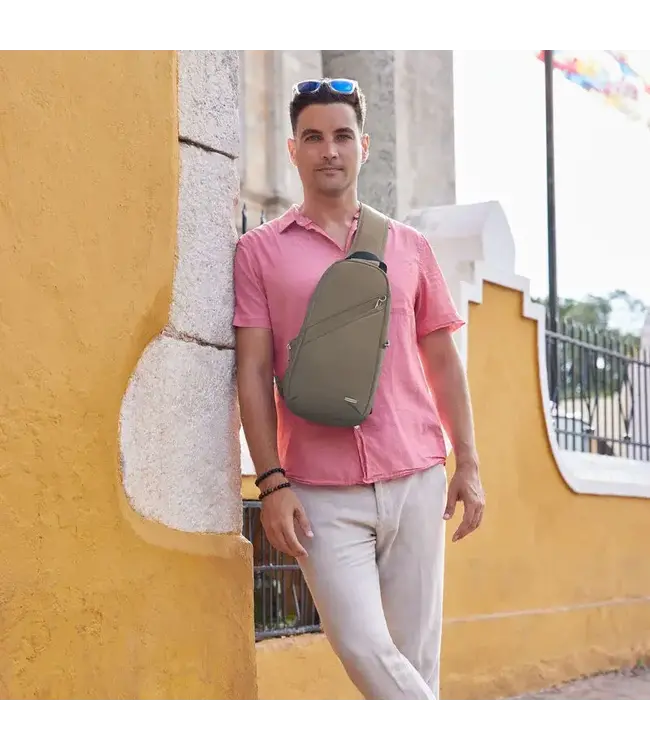 Travelon Anti-Theft Classic Sling Bag - Hazelnut