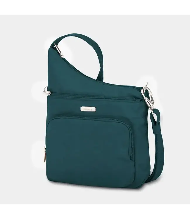 Travelon Anti-Theft Essentials Asymmetric Crossbody - Peacock