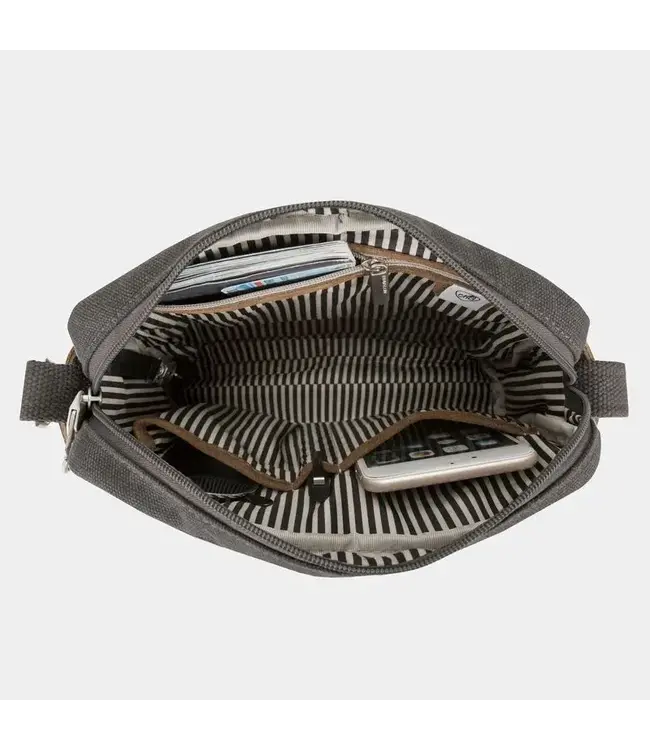 Travelon Anti-Theft Heritage Crossbody - Pewter