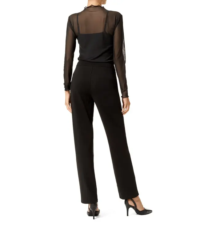 Hue Pull-On  Ponte Trouser - Black