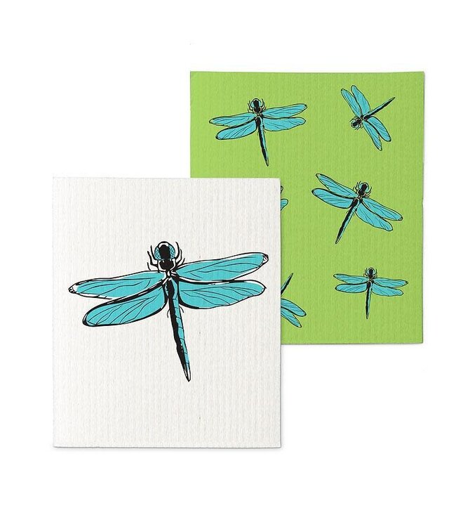 Abbott Dragonflies Dishcloth