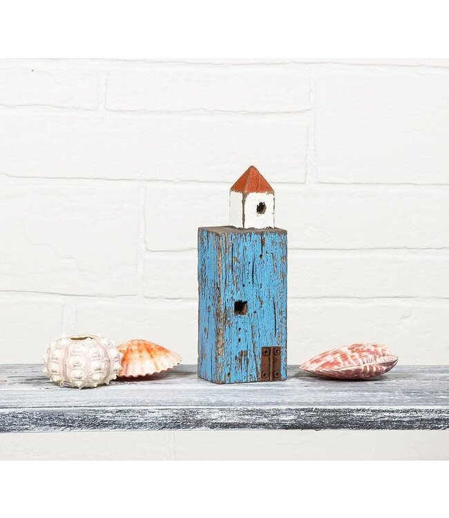 Abbott Small Tall House w/ Tower - Blue