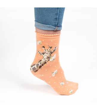 Wrendale Designs Animal Crew Socks - Giraffe