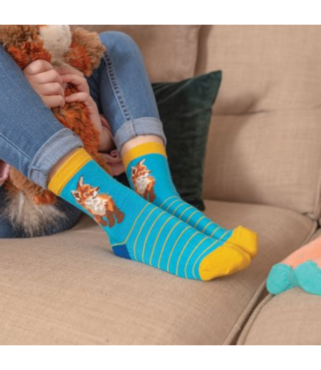 Wrendale Designs Children's Animal Socks - Fox